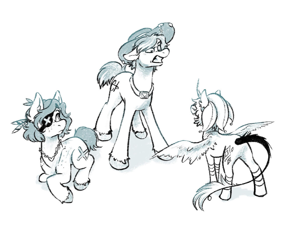 Shaded Full Body Sketch +2 A.C.
